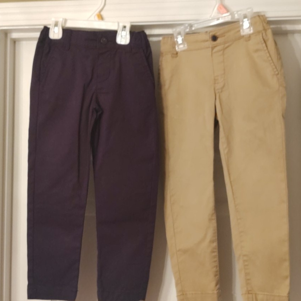2 pairs of little boys dress pants. Osh Kosh